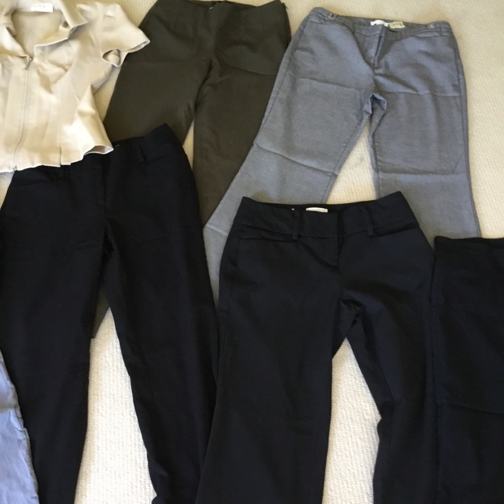 New York & Company Black Straight-Leg Dress Pants - Picture 4 of 10